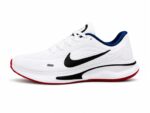 Nike Journey Run Men's Road Running Shoes in a white, black, and fire red colorway