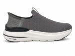 Skechers Max Cushioning Hyper Burst slip-in sneakers in gray. - Image 2