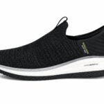 Skechers Hyperburst Pro black slip-in sneakers