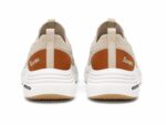 Skechers 1st Looks beige knit comfort sneakers with a brown heel accent. - Image 4