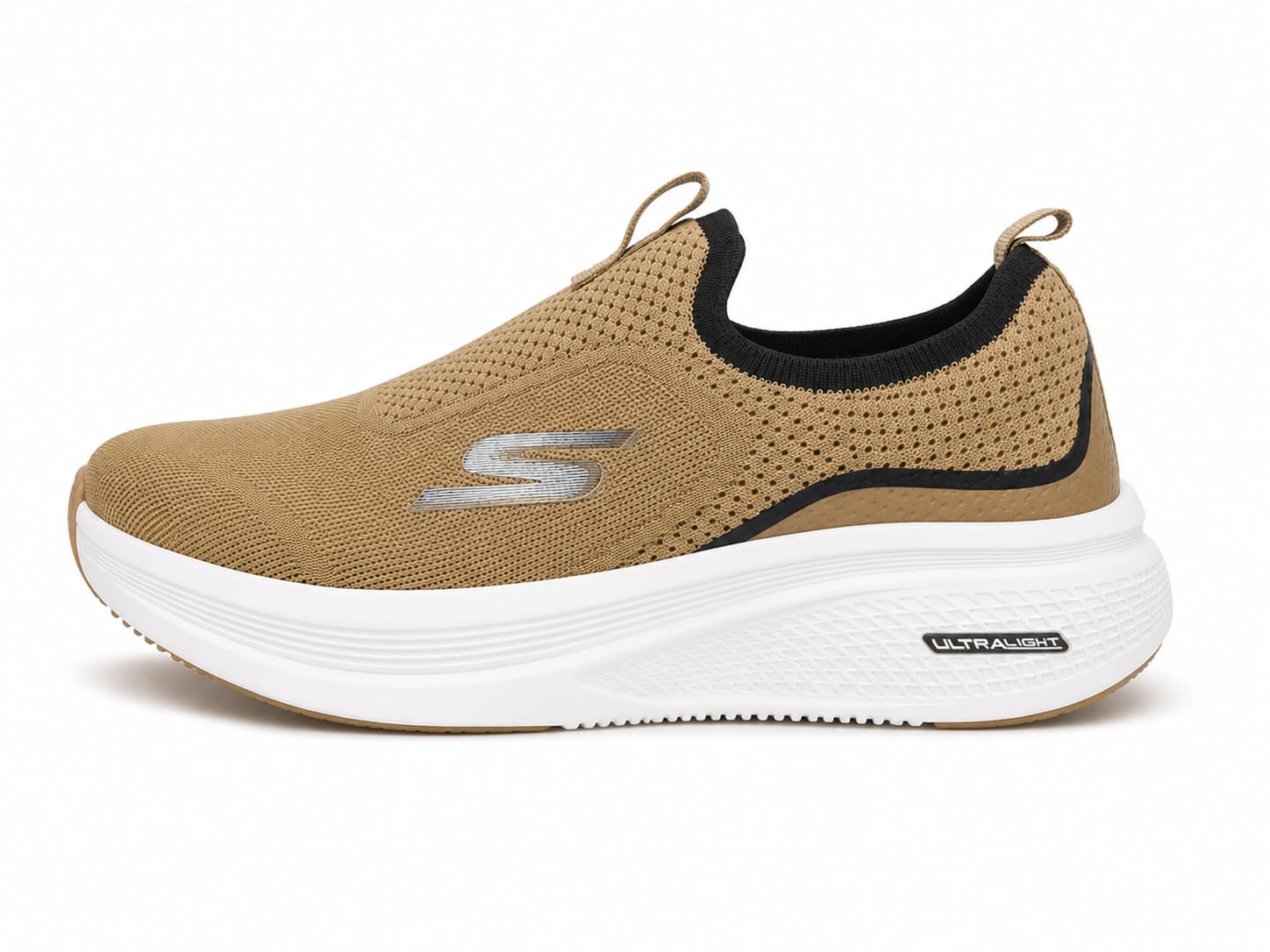 WhatsApp Image 2026-05-31 at 11.29.51 AM Skechers GO RUN Elevate 2.0 - Upraise shoes in a khaki or brown colorway. - Image 1