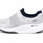 Skechers Go Walk Max Walker walking shoes in grey and black