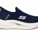 Skechers Slip-ins GO WALK Max Cushioning Arch Fit walking shoes in navy blue