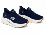 Skechers Slip-ins GO WALK Max Cushioning Arch Fit walking shoes in navy blue - Image 3