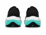Skechers SKX Aero Burst sneakers in black with a mint sole - Image 4