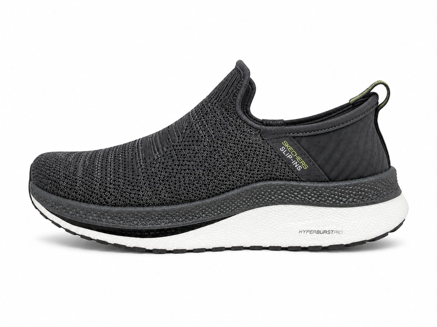 WhatsApp Image 2026-05-31 at 2.24.06 PM (1) Skechers Hyper Burst Pro slip-in walking shoes in black. - Image 1