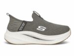 Skechers Arch Fit Max Comfort Slip Ins in gray. - Image 2