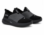 Skechers GOwalk Max Walker Sally Shoes in black - Image 3
