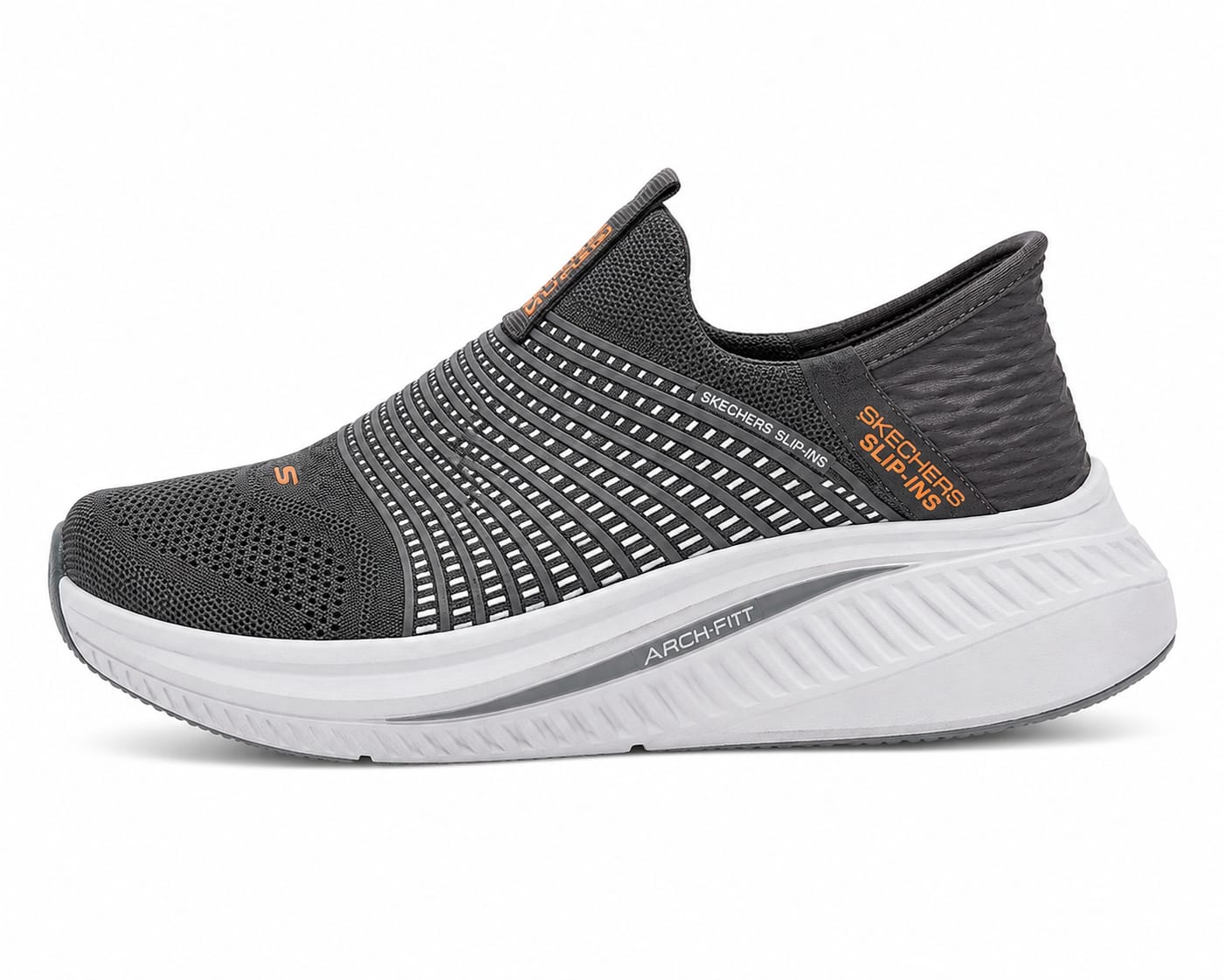 WhatsApp Image 2026-06-10 at 10.30.16 PM dark gray Skechers Max Cushioning slip-on sneakers - Image 1
