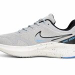 Nike Pegasus 38 - Grey With Blue Laces