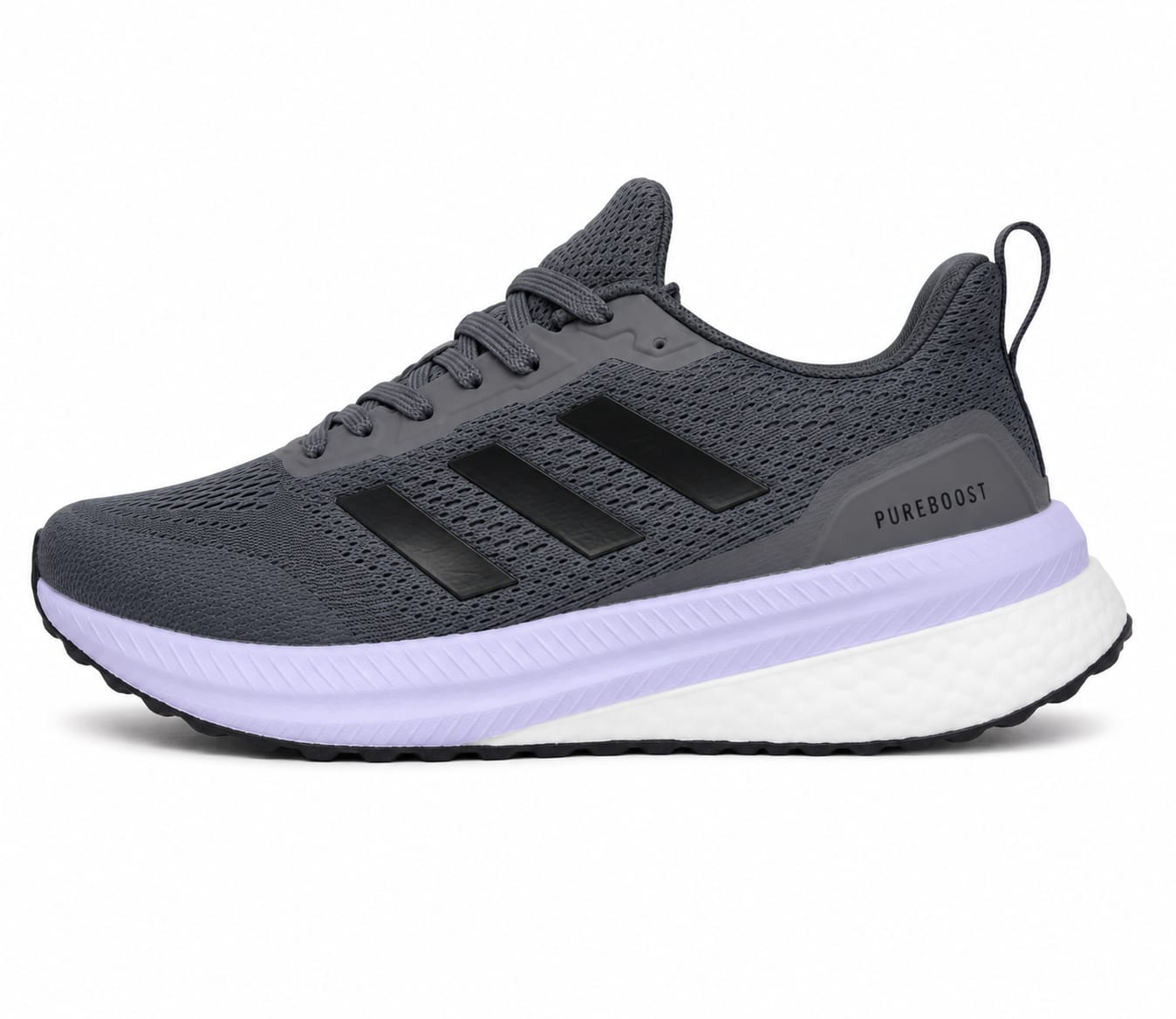 WhatsApp Image 2026-06-24 at 2.27.51 AM Adidas Pureboost 360 Runners - Grey x Purple - Image 1