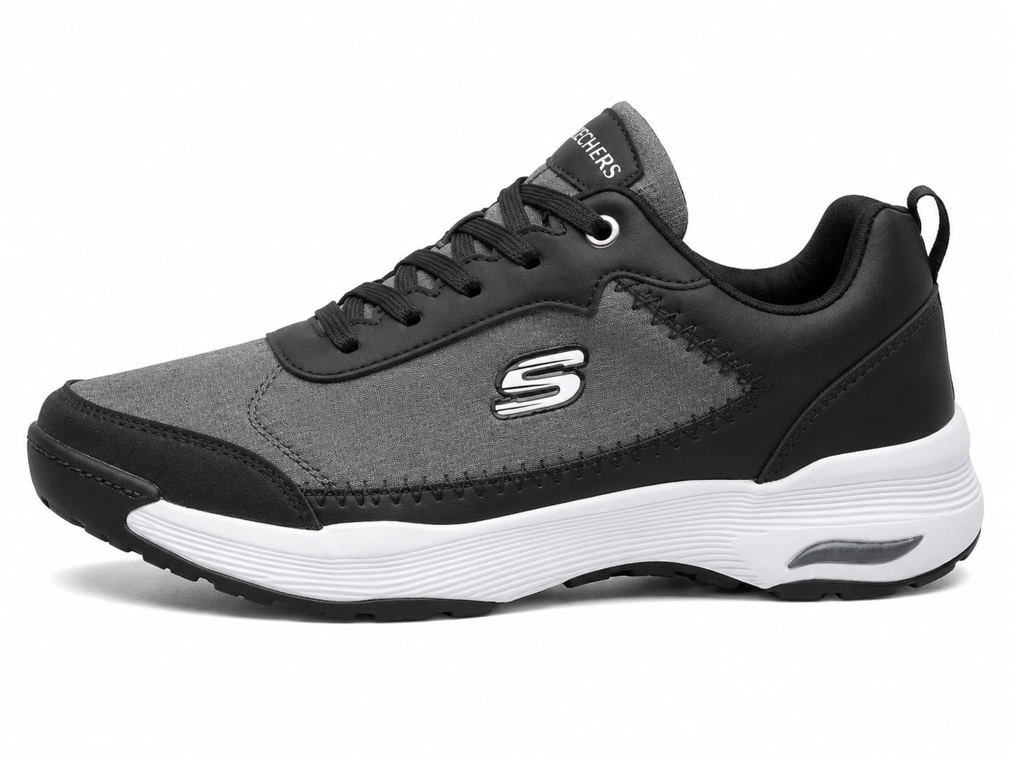 9d3e9a96-e80d-4637-afc0-eb46084f2688 Skechers Men's Athletic Sneakers - Black - Image 1