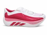 Adidas Hyperboost Edge running shoes in Cloud White / Pure Ruby colorway - Image 2