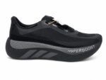 Adidas Hyperboost Edge running shoes in a core black colorway - Image 2