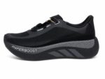 Adidas Hyperboost Edge running shoes in a core black colorway