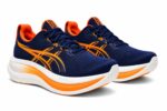 Asics Gel Midsole Running Shoes - Blue/ Orange - Image 3