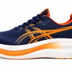 Asics Gel Midsole Running Shoes - Blue/ Orange