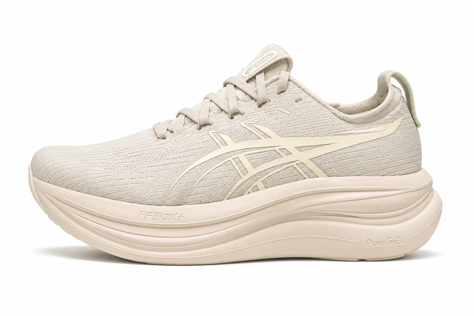 WhatsApp Image 2026-07-14 at 1.47.43 PM Asics Gel Midsole Running Shoes - Beige - Image 1