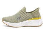 Skechers Max Cushioning Slip-On Sneakers - Yellow Accent.