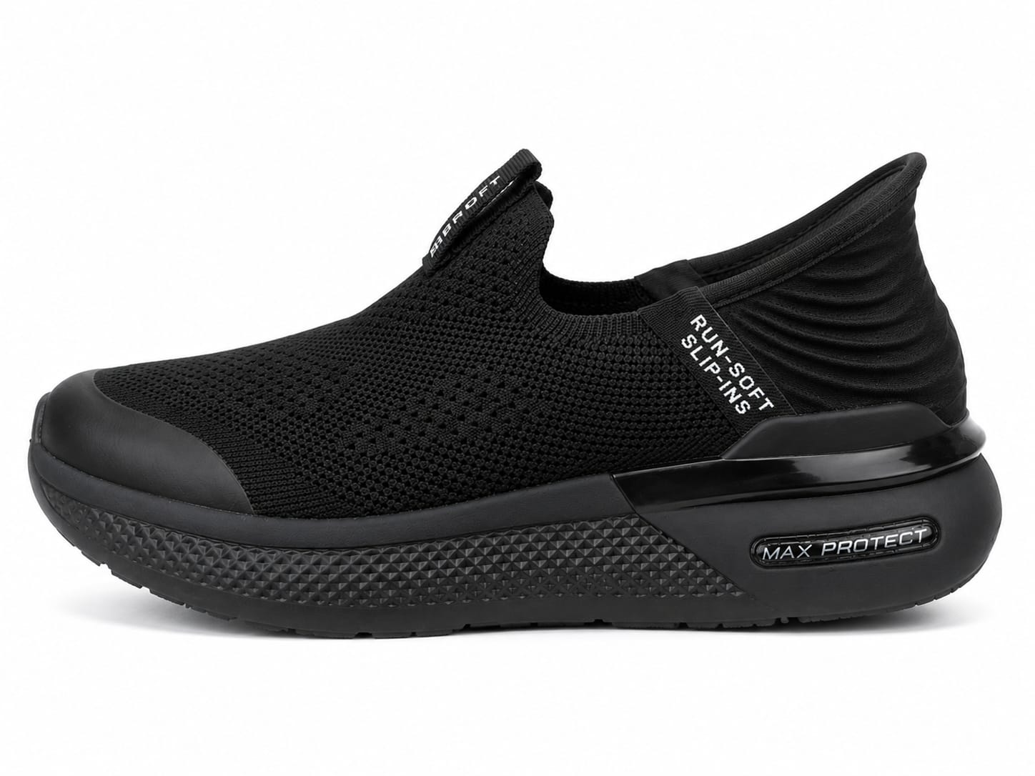 WhatsApp Image 2026-09-10 at 1.47.58 PM Skechers Max Protect Slip-On Walking Shoes – Black - Image 1