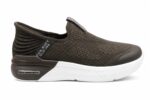 Skechers Max Protect Slip-On Walking Shoes – Brown/Grey - Image 2