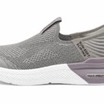 Skechers Max Protect Slip-On Walking Shoes – Grey