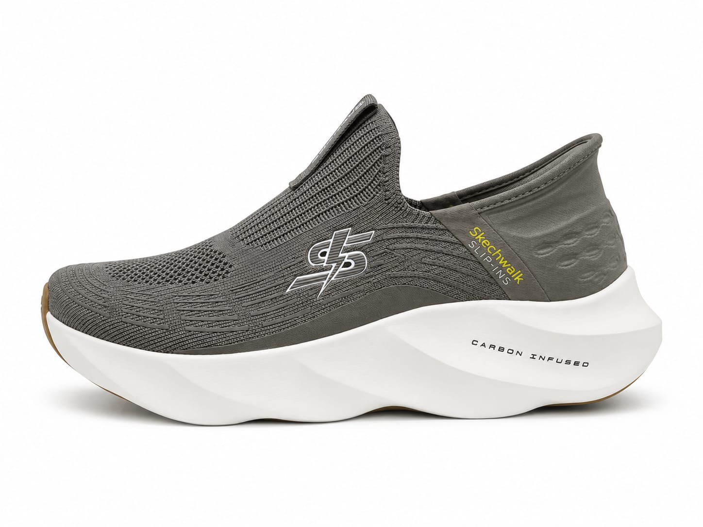 WhatsApp Image 2026-09-10 at 2.21.40 PM Skechers Slip-On Carbon Infused Comfort Sneakers – Dark Grey - Image 1