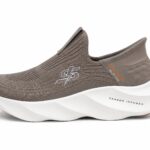 Skechers Slip-On Cushion Platform Sneakers – Grey