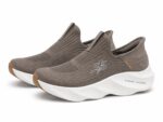Skechers Slip-On Cushion Platform Sneakers – Grey - Image 3