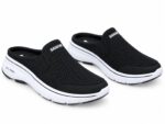 Skechers Men’s All-Terrain Slip-On Walking Shoes –Black - Image 3