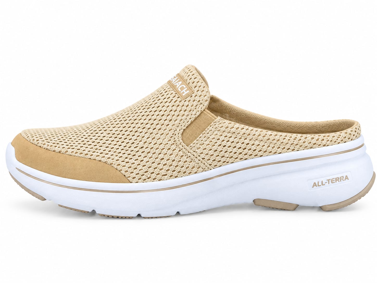 WhatsApp Image 2026-09-15 at 1.27.24 PM Skechers Men’s All-Terrain Slip-On Walking Shoes – Beige - Image 1