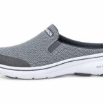 Skechers Men’s All-Terrain Slip-On Walking Shoes – Grey
