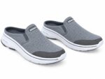 Skechers Men’s All-Terrain Slip-On Walking Shoes – Grey - Image 3
