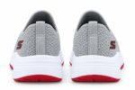 Skechers Max Cushioning Slip-On – Grey & Red - Image 4