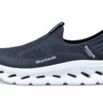 Skechers Skechwalk Slip-On Walking Shoes – Blue/White