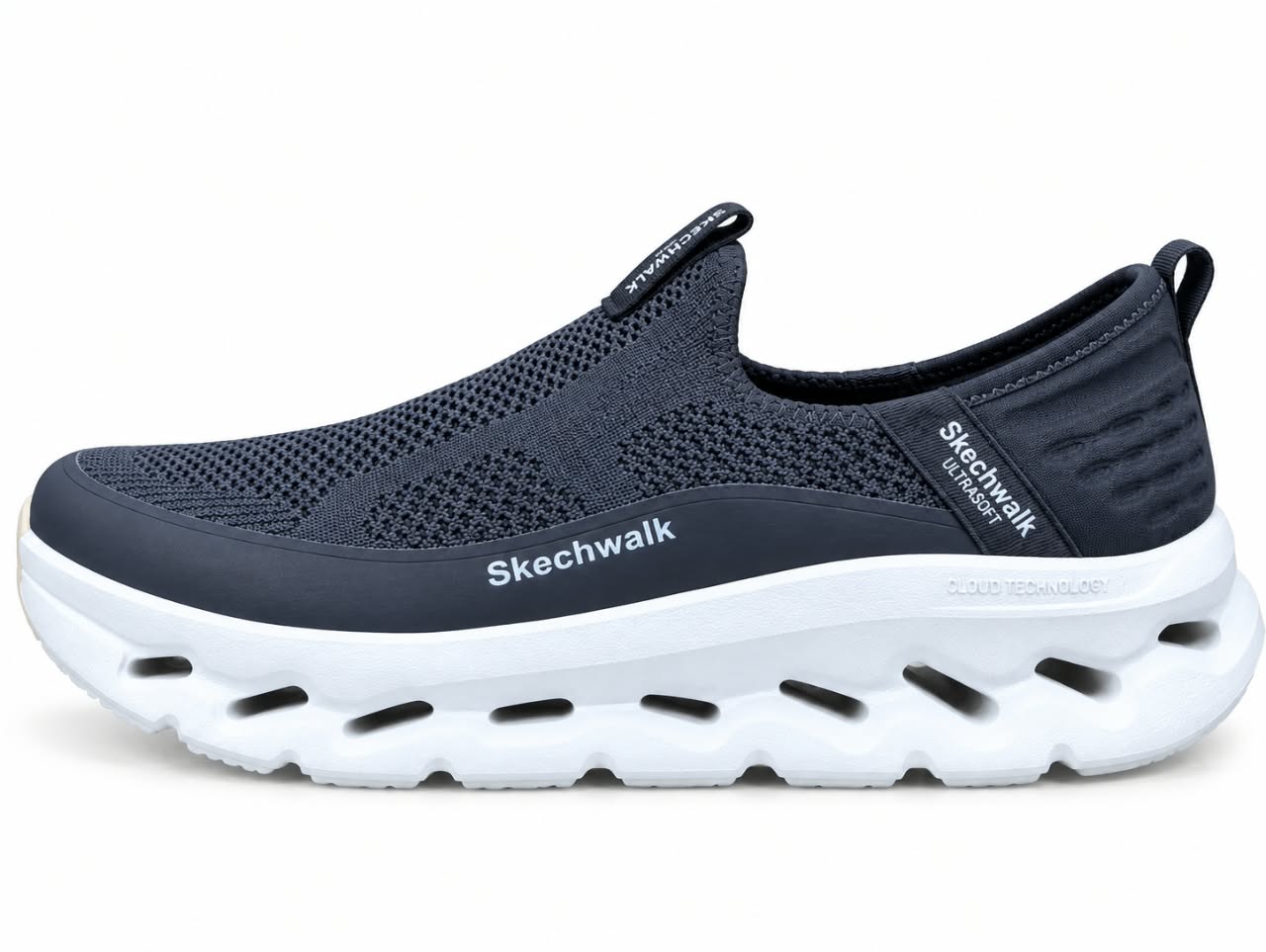 WhatsApp Image 2026-09-15 at 2.49.16 PM (2) Skechers Skechwalk Slip-On Walking Shoes – Blue/White - Image 1