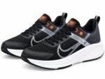 Nike-Style Black & White Running Shoes - Image 3