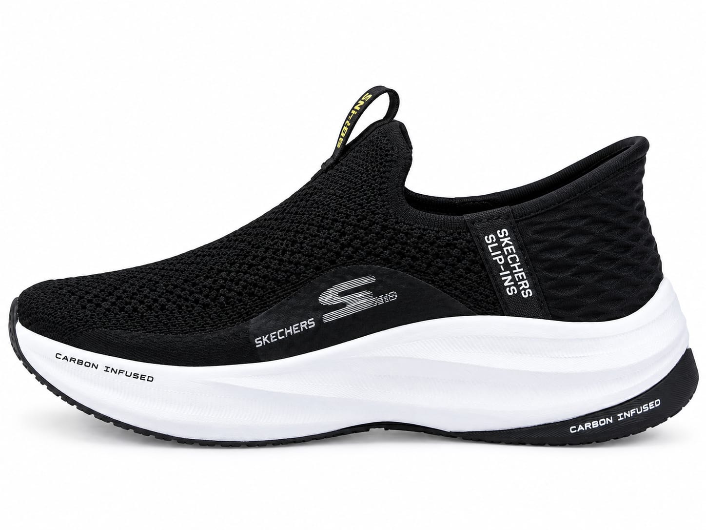 WhatsApp Image 2026-09-18 at 3.58.06 PM (1) Skechers Slip-ins: Aero Burst” hai, Black/White - Image 1